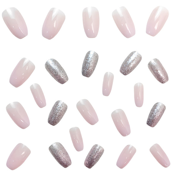 12 Sizes-24 Pcs Press On Nails Y489