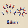 12 Sizes-24 Pcs Press On Nails Y756