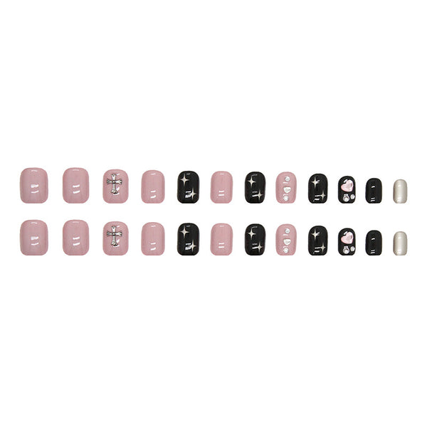 12 Sizes-24 Pcs Press On Nails Z600