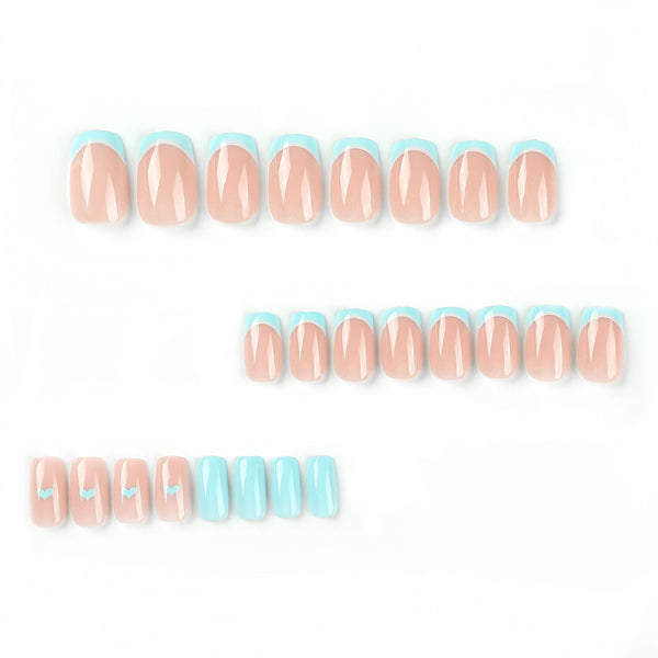 12 Sizes-24 Pcs Press On Nails JP2543