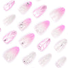 12 Sizes-24 Pcs Press On Nails JP3680