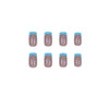 12 Sizes-24 Pcs Press On Nails JP1091