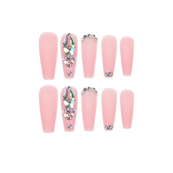 12 Sizes-24 Pcs Press On Nails JP1698