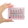 Glamhalo Premiere 30pcs Press On Nails – Eco-Friendly Perfect Fit - GD28