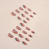 12 Sizes-24 Pcs Press On Nails W660