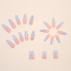 12 Sizes-24 Pcs Press On Nails Z609
