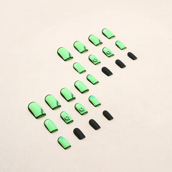 12 Sizes-24 Pcs Press On Nails W301