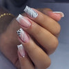 12 Sizes-24 Pcs Press On Nails JP2673