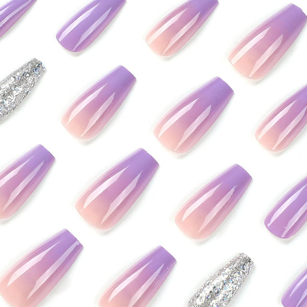 12 Sizes-24 Pcs Press On Nails JP2353