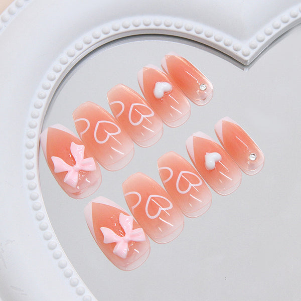 12 Sizes-24 PcsPress On Nails Z1136
