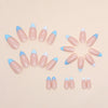 12 Sizes-24 Pcs Press On Nails W1108