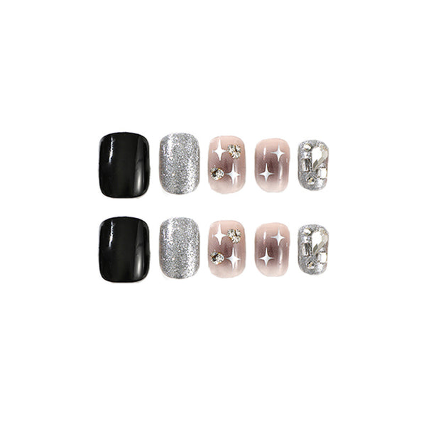 12 Sizes-24 Pcs Press On Nails JP2319