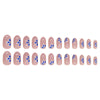 12 Sizes-24 Pcs Press On Nails W1652