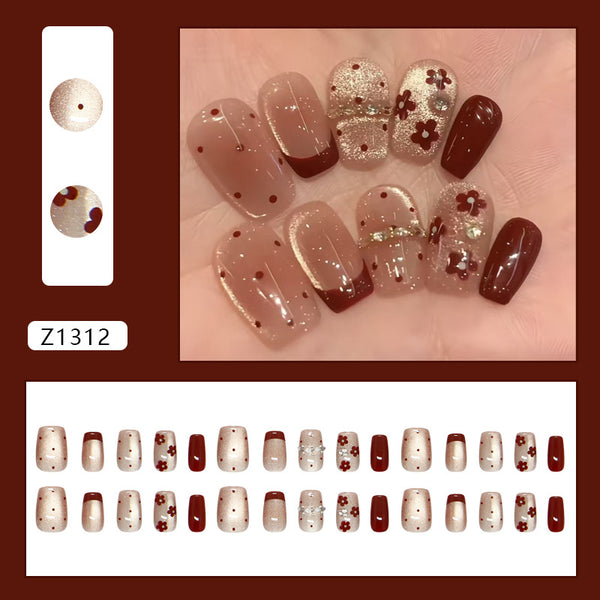 30 Pcs Press On Nails Z1312