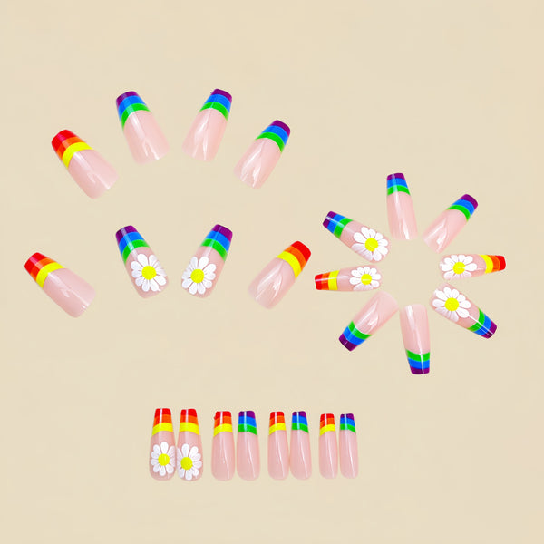 12 Sizes-24 Pcs Press On Nails Y1875