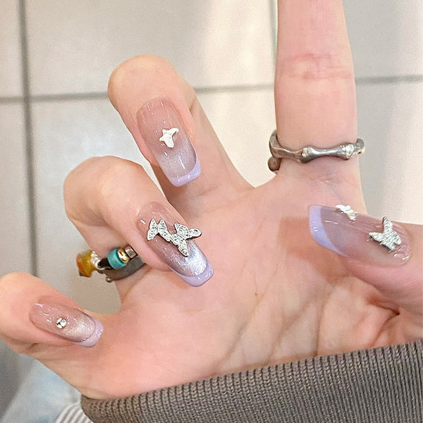 12 Sizes-24 Pcs Press On Nails nail-accessory