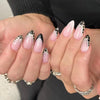 12 Sizes-24 Pcs Press On Nails C1528