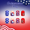 12 Sizes-24 Pcs Press On Nails C1713
