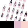12 Sizes-24 Pcs Press On Nails JP3611