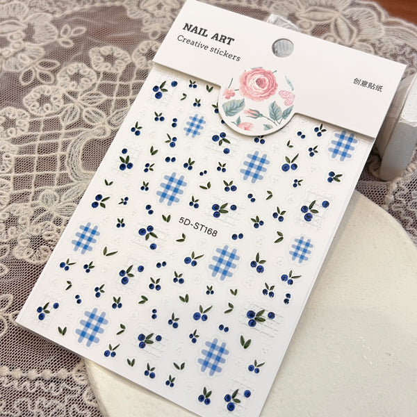 5D Nail Art Sticker 5DST168