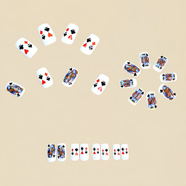 12 Sizes-24 Pcs Press On Nails Y1003