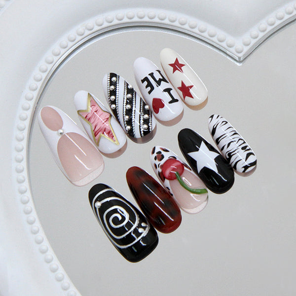 30 Pcs Press On Nails Z1205