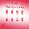 12 Sizes-24 Pcs Press On Nails C1484