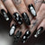 12 Sizes-24 Pcs Press On Nails Y201