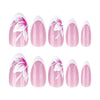 12 Sizes-24 Pcs Press On Nails JP3831