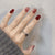 12 Sizes-24 Pcs Press On Nails MY125