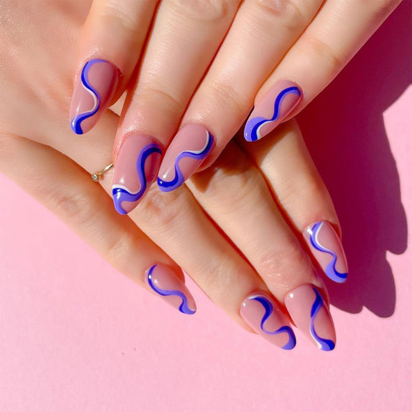 12 Sizes-24 Pcs Press On Nails JP1102