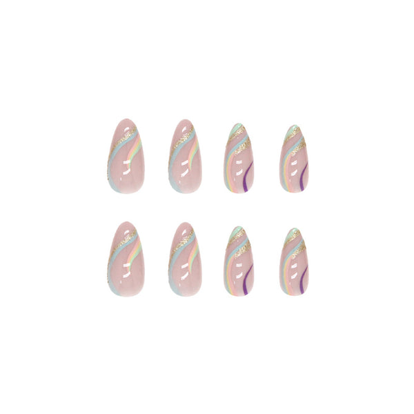 12 Sizes-24 Pcs Press On Nails W203