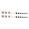 12 Sizes-24 Pcs Press On Nails F196