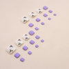 12 Sizes-24 Pcs Press On Nails F117