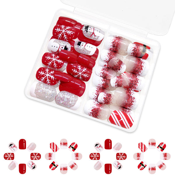 Christmas Press On Nails-2 Sets Mixed Pack (48PCS Total) C-mix-4