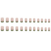 12 Sizes-24 Pcs Press On Nails W1232