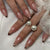 12 Sizes-24 PcsPress On Nails C881