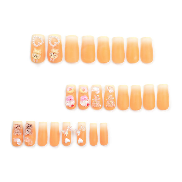 12 Sizes-24 Pcs Press On Nails JP2979