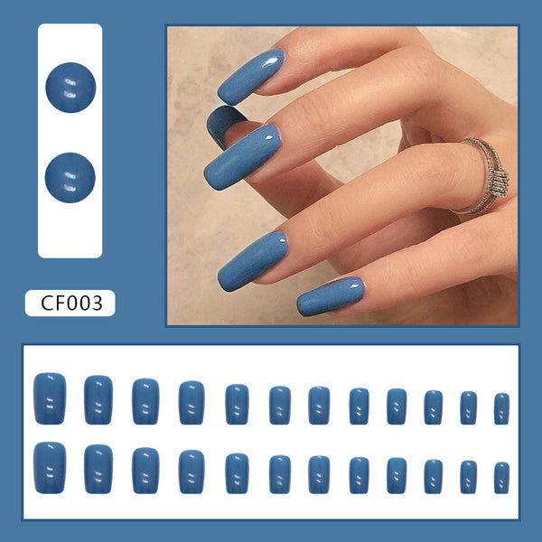 12 Sizes-24 Pcs Press On Nails CF003