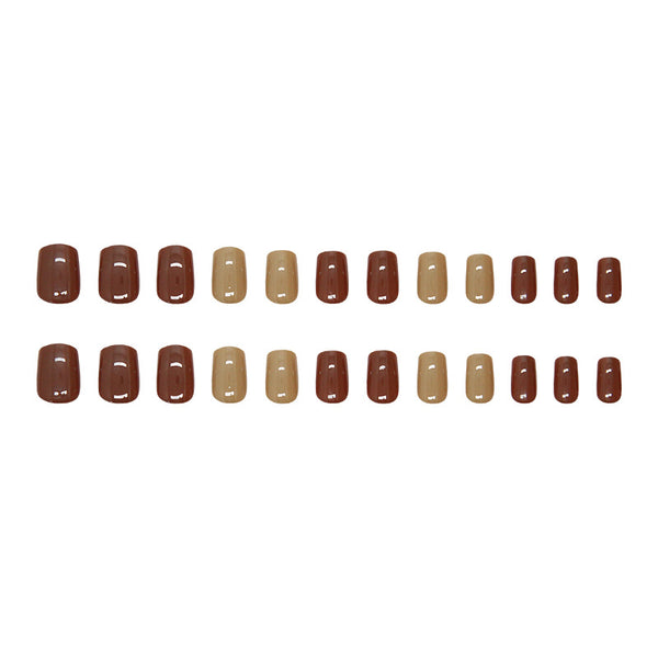 12 Sizes-24 Pcs Press On Nails R889