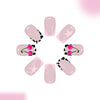 12 Sizes-24 Pcs Press On Nails C1249