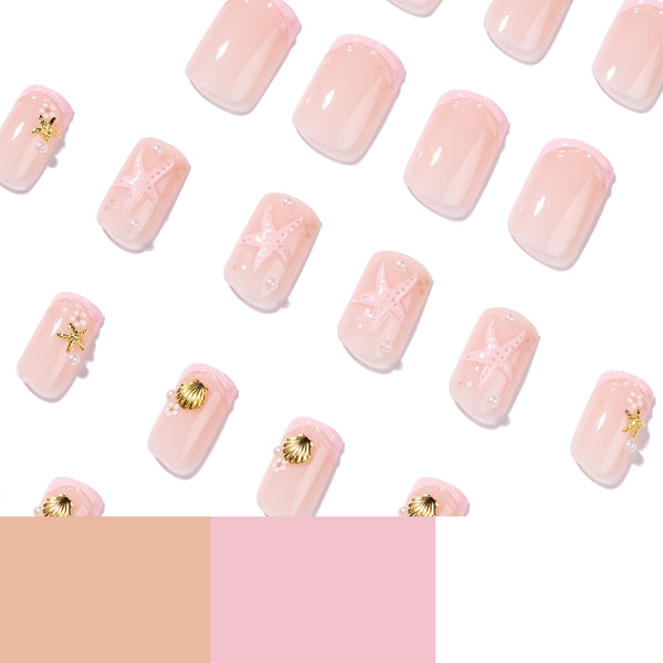 12 Sizes-24 Pcs Press On Nails JP4398