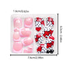 48 Pcs Press On Nails FrenchBow-2-48pcs