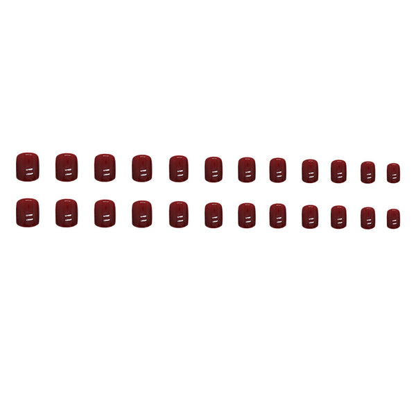 12 Sizes-24 Pcs Press On Nails CF037