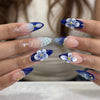 12 Sizes-24 Pcs Press On Nails JP3907