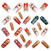 12 Sizes-24 Pcs Press On Nails Y1315