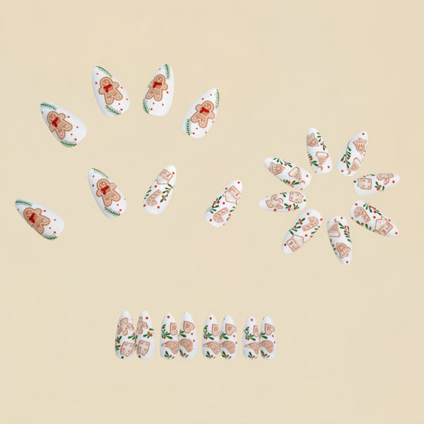 12 Sizes-24 Pcs Press On Nails Y1309