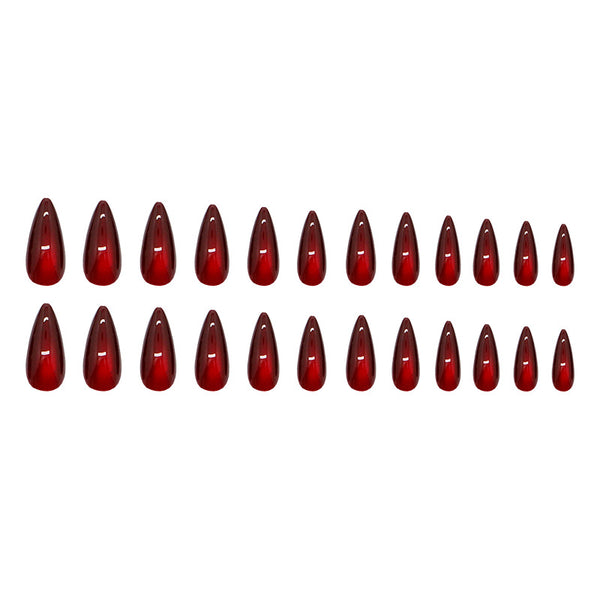 12 Sizes-24 Pcs Press On Nails W1885