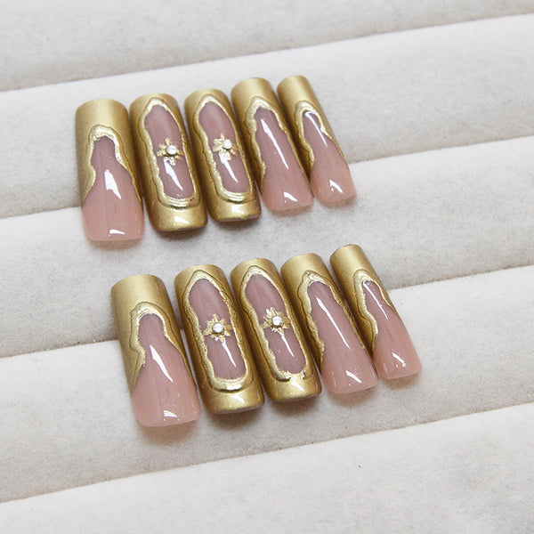 12 Sizes-24 Pcs Press On Nails Z950