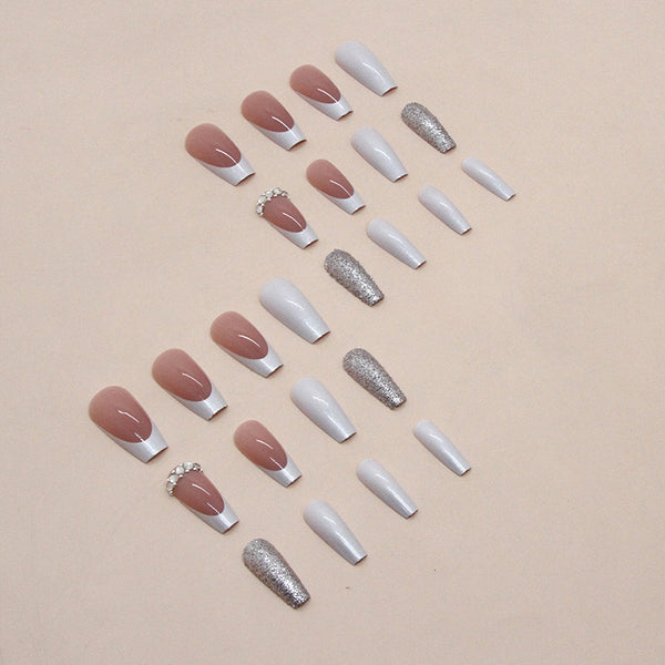 12 Sizes-24 Pcs Press On Nails Z684